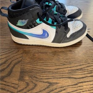 Kids Black and White Sneakers